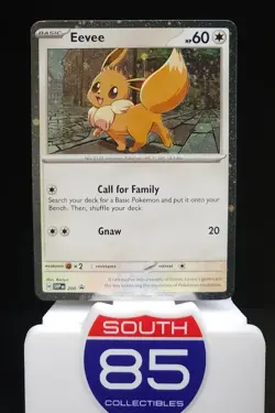 Pokemon TCG Destined Rivals Eevee SVP #200 Black Star Promo Mint Cosmos Holo - Image 1