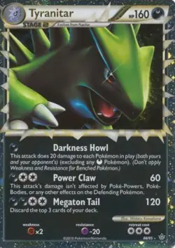 Tyranitar (Prime) - 88/95 - Ultra Rare PL HGSS - Unleashed Pokemon - Image 1