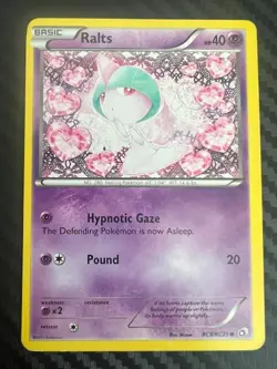Pokémon TCG Ralts Legendary Treasures RC8/RC25 Common MP - Image 3