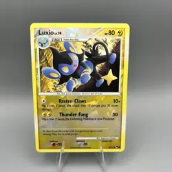 2008 Pokemon TCG POP Series 8 8/17 Luxio LV.19 Cracked Ice Reverse Holo Uncommon - Image 1