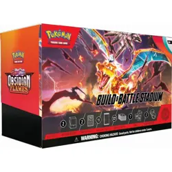 Pokemon SV3 Obsidian Flames Build & Battle Stadium Box FACTORY SEALED! - Image 2