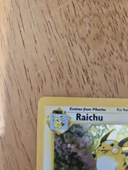 Pokémon TCG Raichu 14/102 Base Set 1999 Vintage Holo Rare Card HP - Image 11