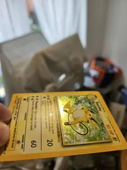 Pokémon TCG Raichu 14/102 Base Set 1999 Vintage Holo Rare Card HP - Image 6
