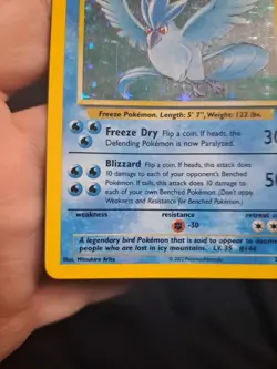 Pokémon TCG Articuno Legendary Collection 2/110 Holo Holo Rare - Image 7