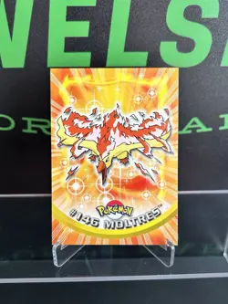 Topps Pokemon TV Animation Series 3 Blue Logo - Moltres #146 - Image 1