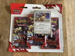 Pokémon Destined Rivals Lot 2 Booster Bundles 3-Pack Blister & Arven’s Greedent - Image 10