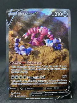 Drapion V GG49/GG70 Full Art Galarian Gallery Crown Zenith Pokemon Card TCG - Image 3