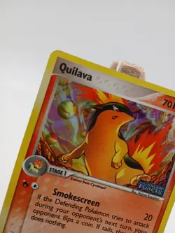 Quilava 45/115 - EX Unseen Forces - Uncommon Stamped Holo LP Pokemon Card, 2005 - Image 2