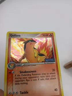 Quilava 45/115 - EX Unseen Forces - Uncommon Stamped Holo LP Pokemon Card, 2005 - Image 6
