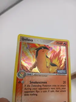 Quilava 45/115 - EX Unseen Forces - Uncommon Stamped Holo LP Pokemon Card, 2005 - Image 8
