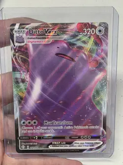 Ditto Vmax 051/072 Pokémon TCG Sword & Shield Shining Fates Ultra Rare NM - Image 3