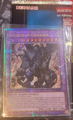 YUGIOH - Guardian Chimera - Quarter Century Rare - 1st Ed - RA02-EN023) - NM - Image 3