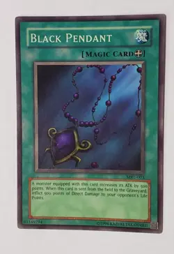 HOLOGRAPHIC BLACK PENDANT MRL-003 Yu-gi-oh Yugioh Card Rare Konami - Image 1