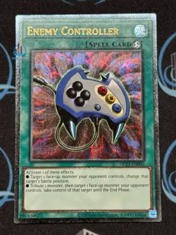 Yugioh OP23-EN002 Enemy Controller Ultimate Rare Euro Print - Image 1