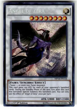 YUGIOH ANGEL OF ZERA MP14-EN116 SECRET 1ST ED NM - Image 3