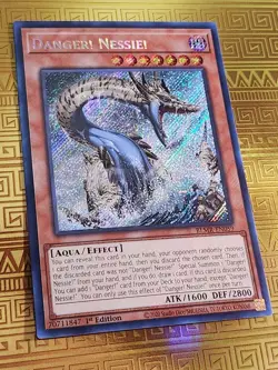 Danger! Nessie! BLMR-EN059 Secret Rare 1st Edition NM YuGiOh! ENG TCG - Image 1