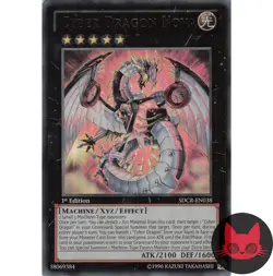 Yugioh Cyber Dragon Nova SDCR-EN038 Ultra Rare 1st Edition LP - Image 3
