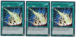 3x Lightning Storm  - (RA01-EN061 - 1st Ed - Ultra Rare) - NM - Yugioh - Image 1