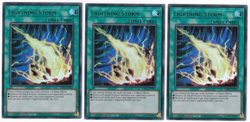 3x Lightning Storm  - (RA01-EN061 - 1st Ed - Ultra Rare) - NM - Yugioh - Image 2