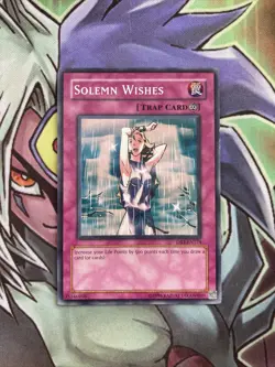 DB1-EN174 Solemn Wishes Common UNL Edition NM Yugioh Card - Image 1