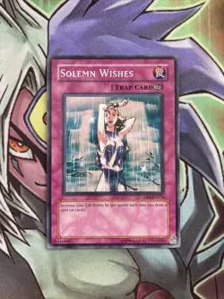 DB1-EN174 Solemn Wishes Common UNL Edition NM Yugioh Card - Image 3