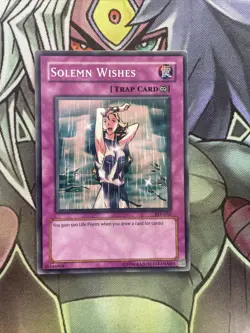 PSV-055 Solemn Wishes Common UNL Edition Near Mint Yugioh - Image 3