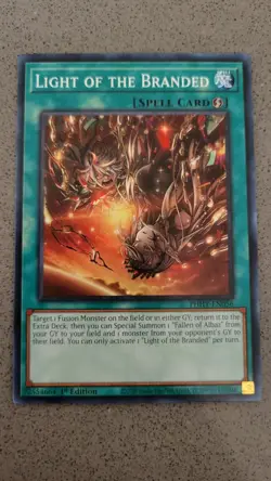 Yugioh! Light of the Branded PHHY-EN056 Common 1st ED Near Mint NM - Image 1