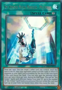 Yugioh Sky Striker Mecha Modules - Multirole (Ultra Rare) (1st Ed) MAMA-EN012 P - Image 1