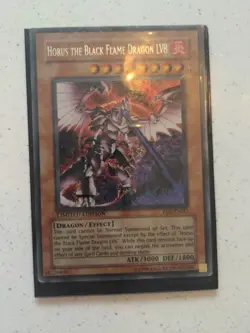 Horus the Black Flame Dragon LV8 Limited Edition Lightly Played EEN-ENSE1 - Image 3