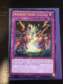 Yu-Gi-Oh 2017 Mega-Tin Mega Pack Ancient Gear Reborn 2017 MP17-EN222 1st Ed MP - Image 3