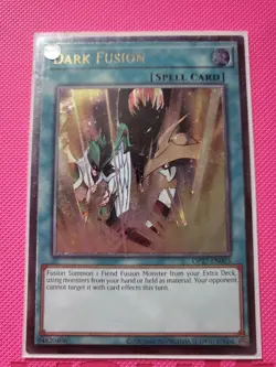Dark Fusion OP27-EN003 Ultimate Rare Near Mint Yu-Gi-Oh 1st Edition Card - Image 2