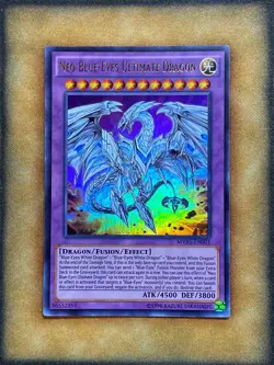 Yugioh Neo Blue-Eyes Ultimate Dragon MVP1-EN001 Ultra Rare NM - Image 1