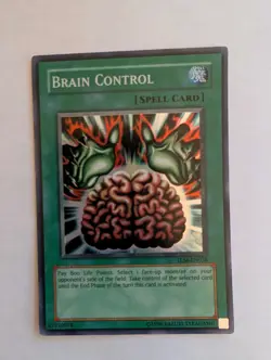 Yugioh Card TCG Brain Control TLM-EN038 Super Rare Holo Unlimited Edition NM - Image 1