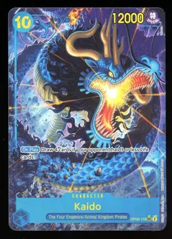 Kaido OP05-118 SEC Alternate Art FOIL English One Piece Card Premium Booster - Image 1