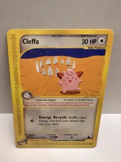 CLEFFA 48/144 SKYRIDGE E-CARD READER NON-HOLO 2003 POKEMON TCG - Image 1