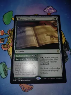 Monster Manual #242 (NM) Baldur's Gate CLB Magic MTG - Image 3