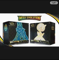 PokÃ©mon TCG Mega Evolution Pokemon Center Elite Trainer Box ETB Set of 2 PRESALE - Image 1