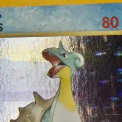 1999 Pokemon 1st ED LAPRAS 10/62 HOLO BLEED Misprint ERROR Fossil Set Card MINT+ - Image 5