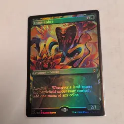 Lotus Cobra - Showcase - Foil - Zendikar Rising - Near Mint - MTG - Image 1