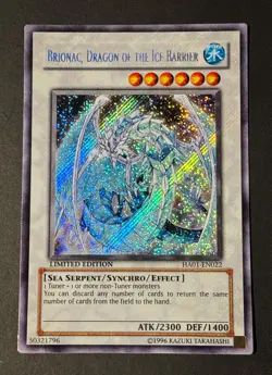 Yugioh HA01-EN022 Brionac, Dragon of the Ice Barrier Secret Rare - Image 1