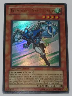 Yu-Gi-Oh! Elemental Hero Stratos (JUMP-EN012) Limited Edition Promo Card - Image 1