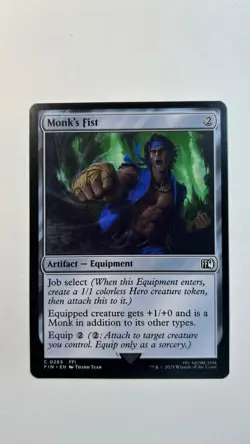 MTG Final Fantasy Monk's Fist #265 Magic the Gathering - Image 1