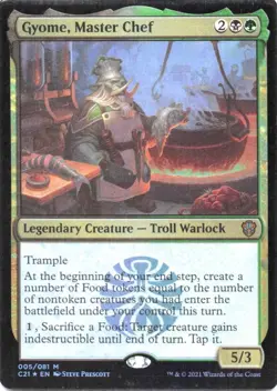 Gyome, Master Chef -Foil Light Play MTG Commander 2021 Strixhaven - Image 1