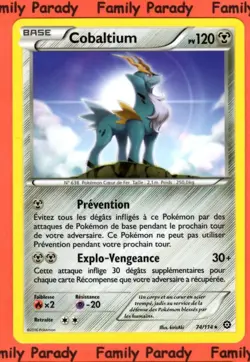 Cobaltium 120PV 74/114 XY Offensive Steam Pokémon Card Rare New Fr - Image 1