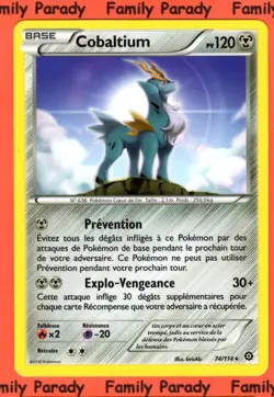 Cobaltium 120PV 74/114 XY Offensive Steam Pokémon Card Rare New Fr - Image 2