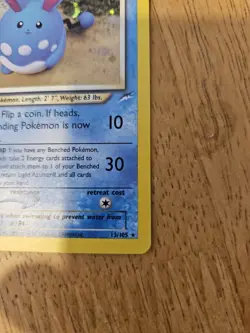 Pokemon TCG Light Azumarill Holo Card 13/105 Neo Destiny WOTC - Image 10