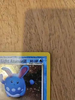 Pokemon TCG Light Azumarill Holo Card 13/105 Neo Destiny WOTC - Image 6
