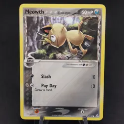 Meowth 71/110 EX Holon Phantoms Kagemaru Himeno Pokemon TCG Card - Image 4
