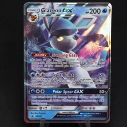Glaceon GX SM147 Sun Moon Black Star Promo Holo Pokemon TCG Card - Image 1