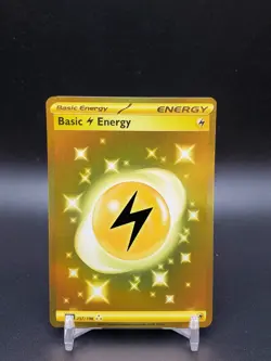 Basic Lightning Energy 257/198 Scarlet & Violet Gold Secret Rare NM Pokemon Card - Image 1